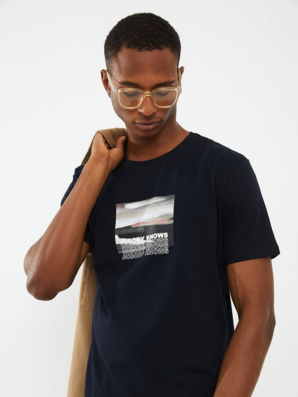 Bej Rahat Kalıp Uzun Kollu Gabardin Erkek Gömlek Ceket-2