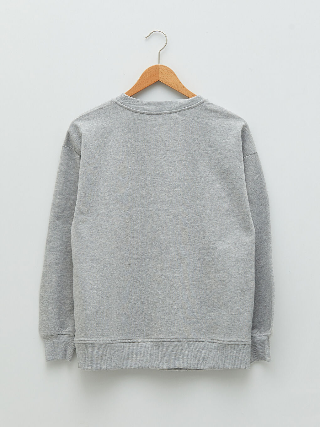 Crew Neck Plain Maternity Sweatshirt-6