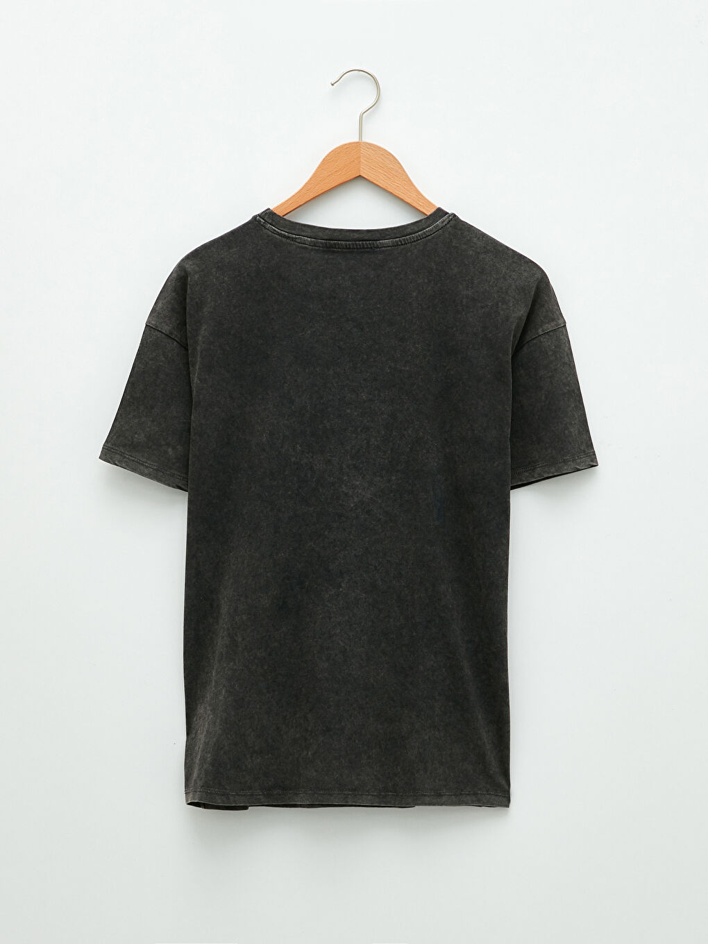 Crew Neck Printed Short Sleeve Cotton Women's T-shirt-6