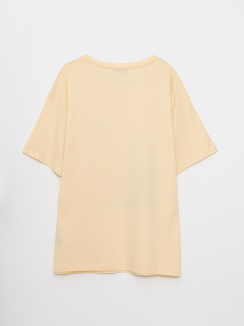 Crew Neck Printed Short Sleeve Cotton Women's T-shirt-6