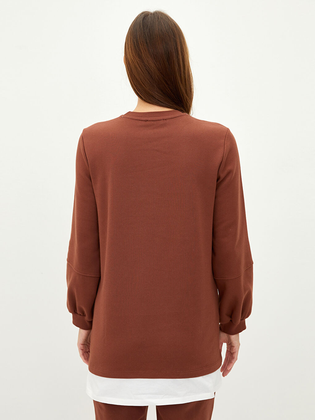 Crew Neck Regular Long Sleeve Maternity Tunic -S2CC03Z8-HHB