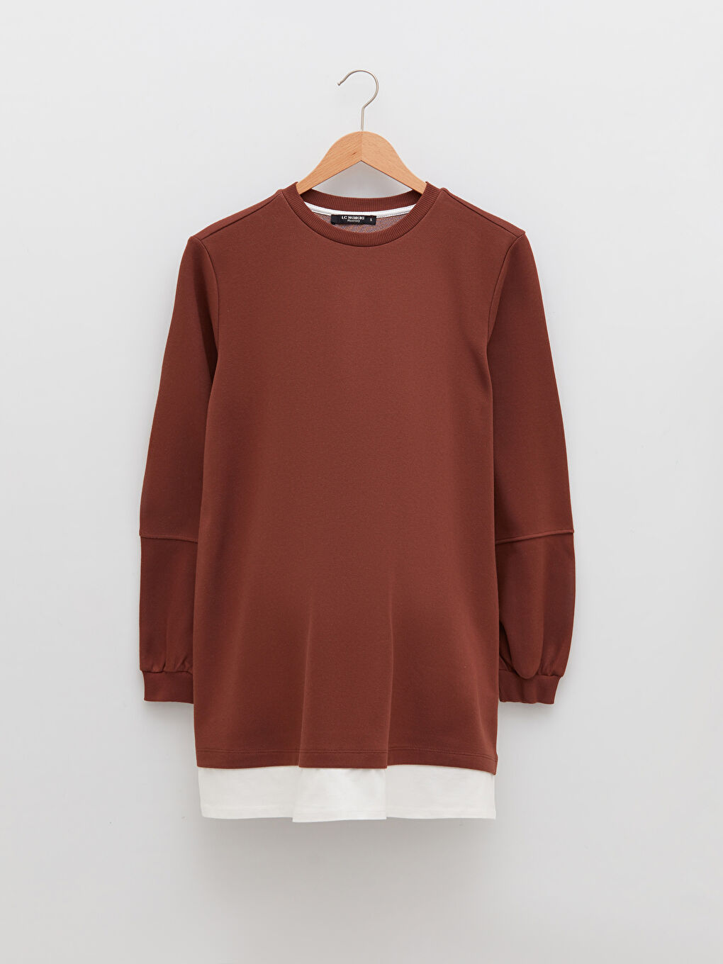 Crew Neck Regular Long Sleeve Maternity Tunic -S2CC03Z8-HHB