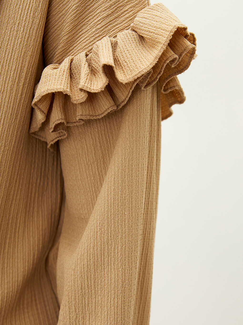 تونيك حوامل ياقة دائرية كم طويل وقصة عادية-2