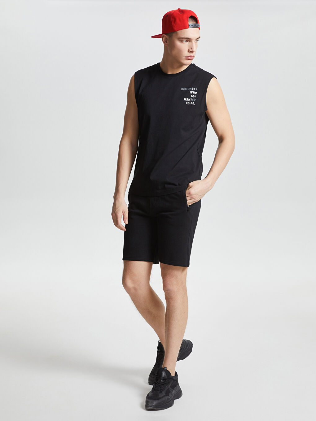 Nakışlı Erkek Hip Hop Şapka-2