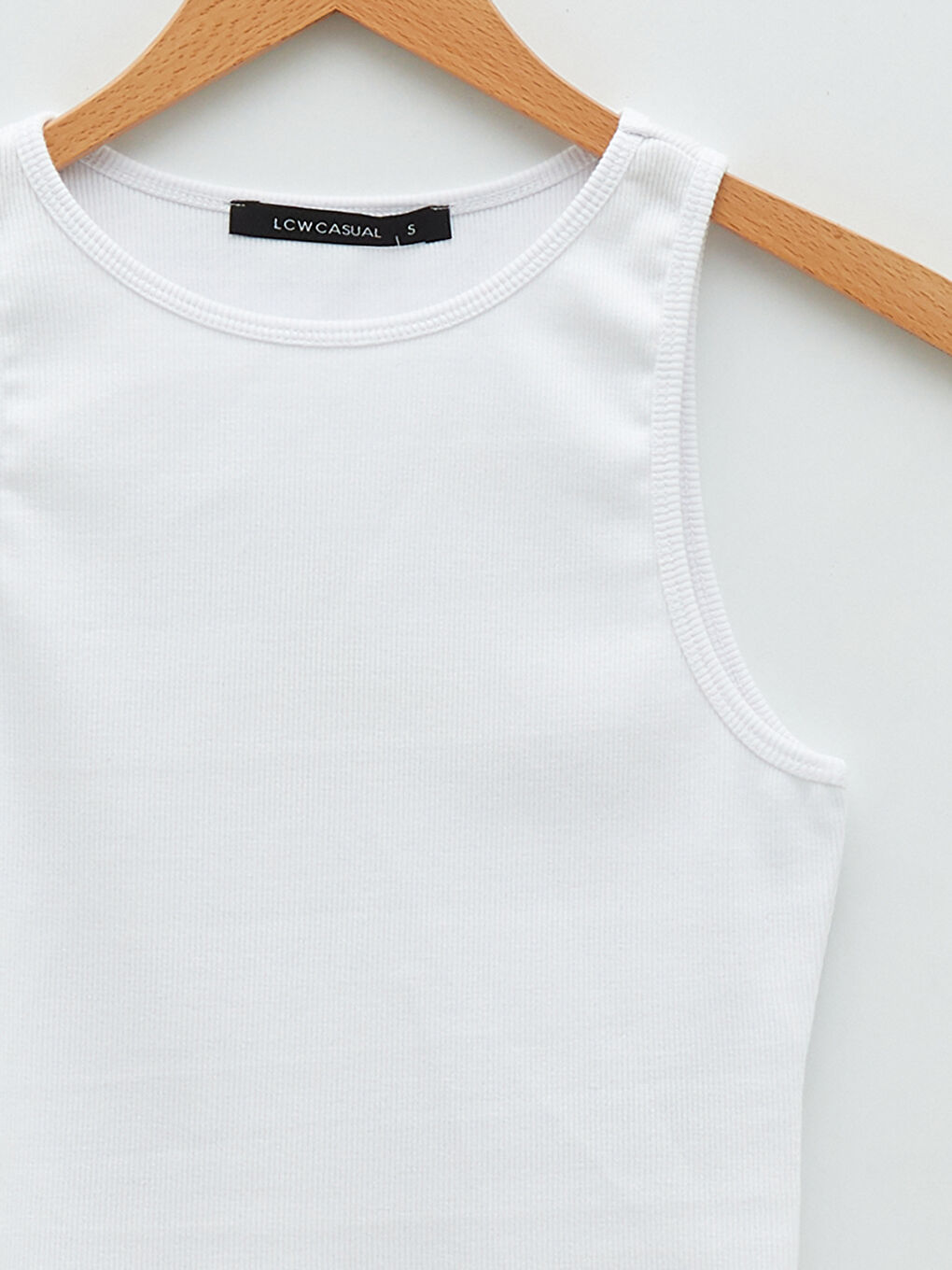 Women's Crew Neck Plain Crop Top-8