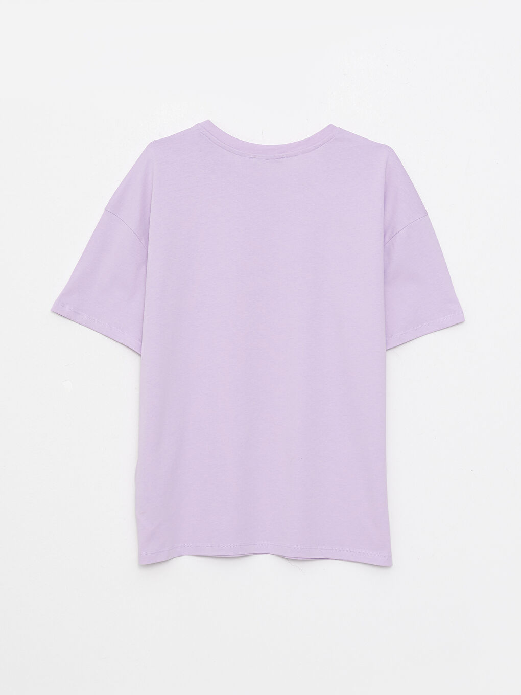 T-shirt en Coton à Manches Courtes Imprimé à Col Rond pour Femmes-7