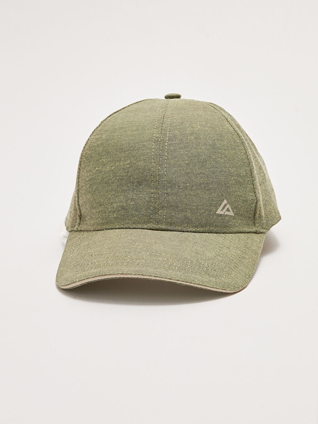 Haki Logo Baskılı Erkek Kep Şapka-2