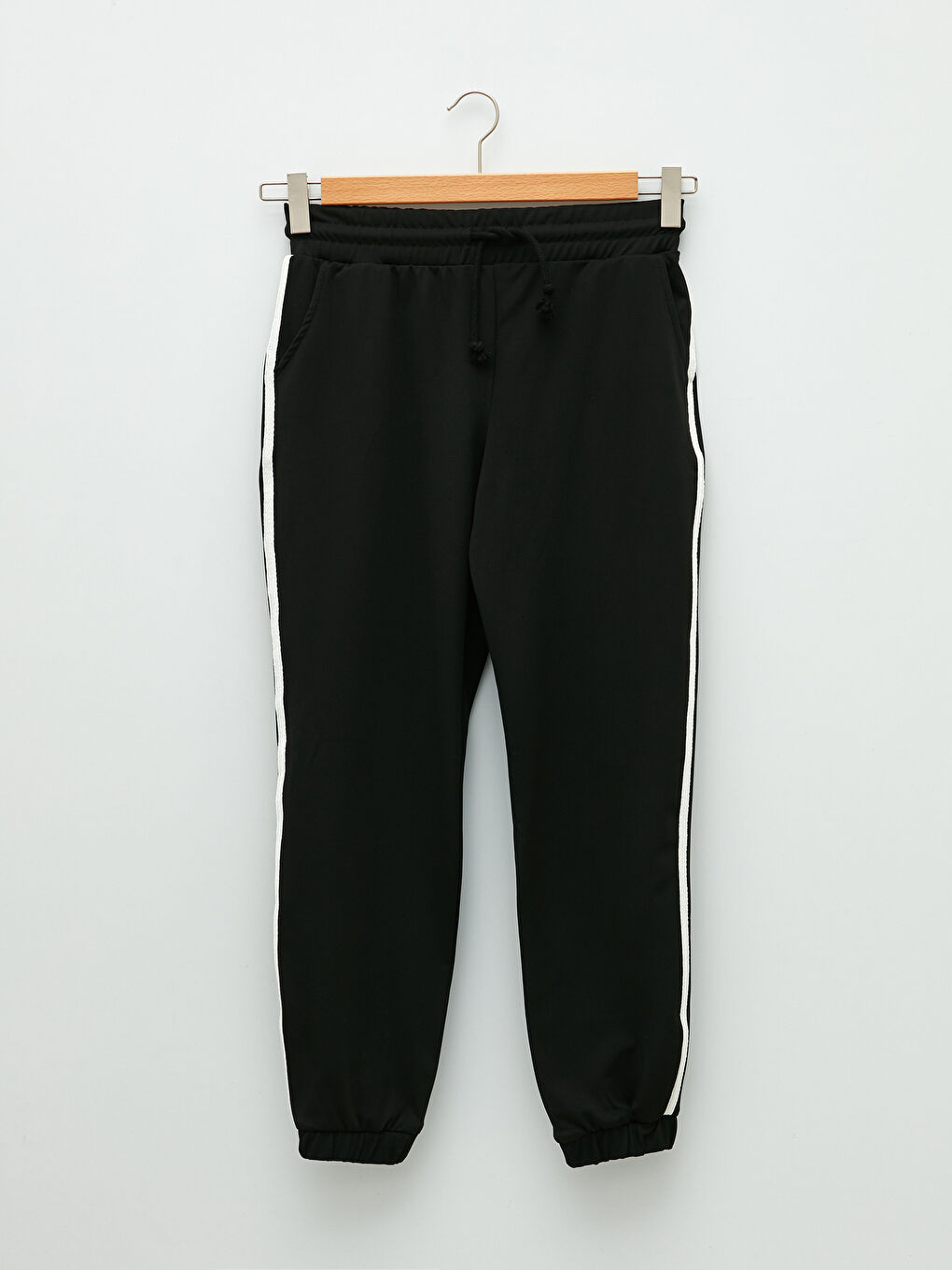 بنطلون رياضي بخصر مرن وجيوب عادية للسيدات-6