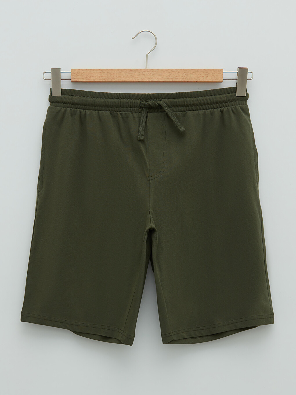 Standard Pattern Knitted Men's Shorts-5