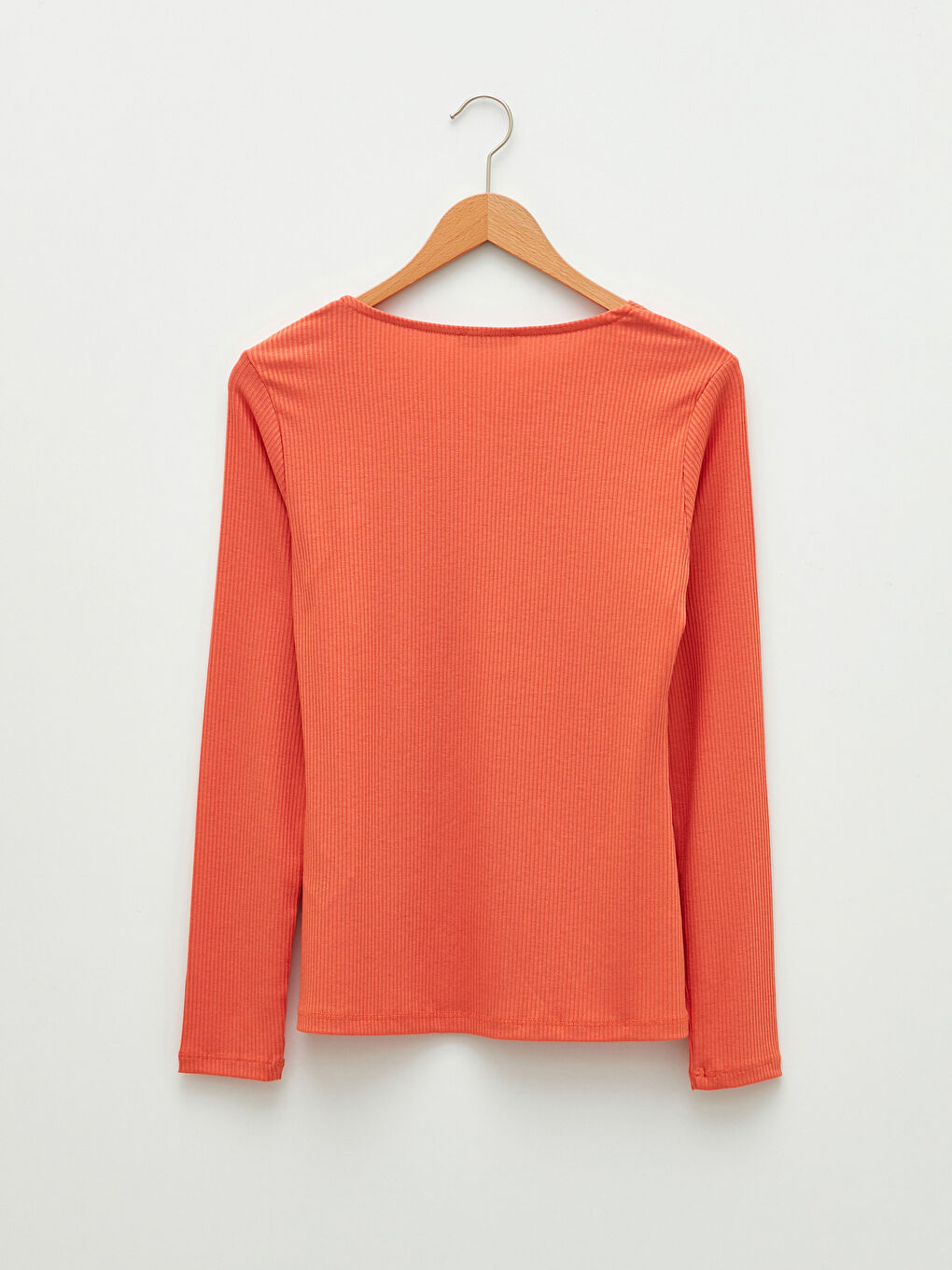 Asymmetric V-Neck Straight Long Sleeve Women's Body-5