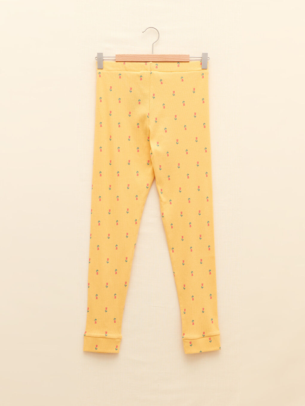 Collants Fille En Coton Imprimé À Taille Élastique-1