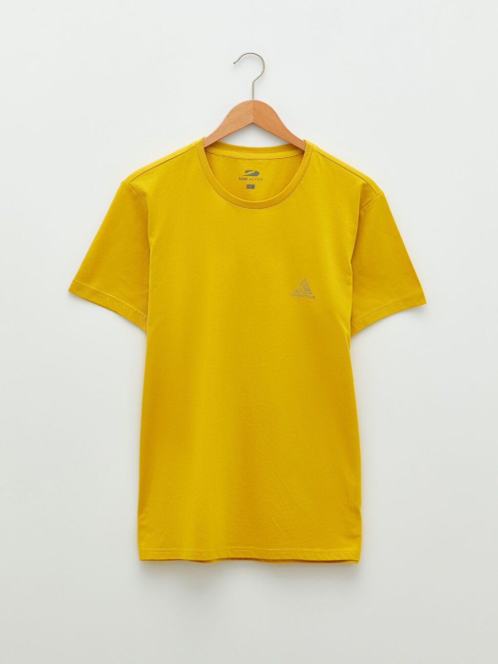 Tricou sport imprimat cu mânecă scurtă și guler rotund pentru bărbați-5