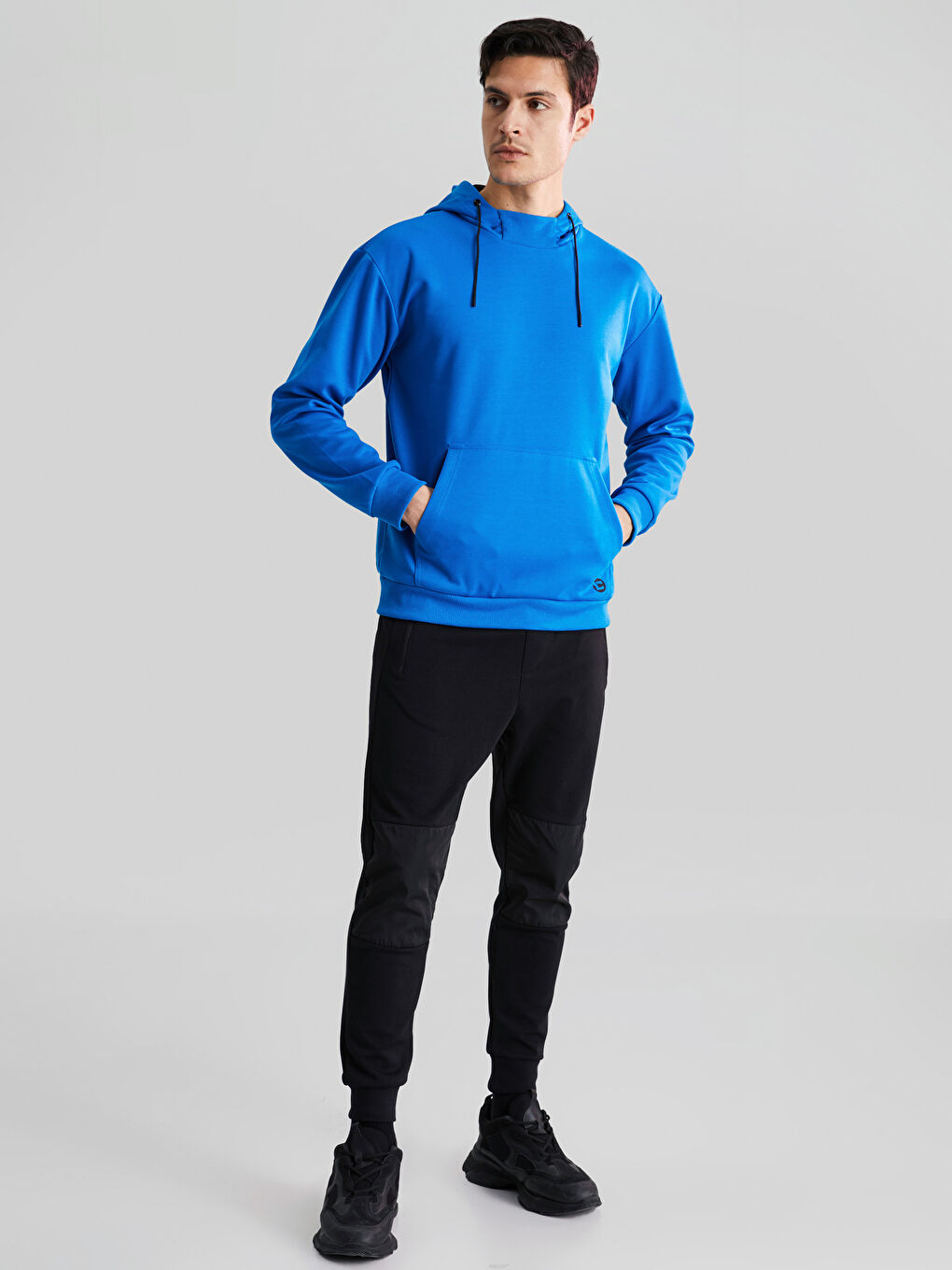 Hooded Long Sleeve Men's Sports Hoodie-3