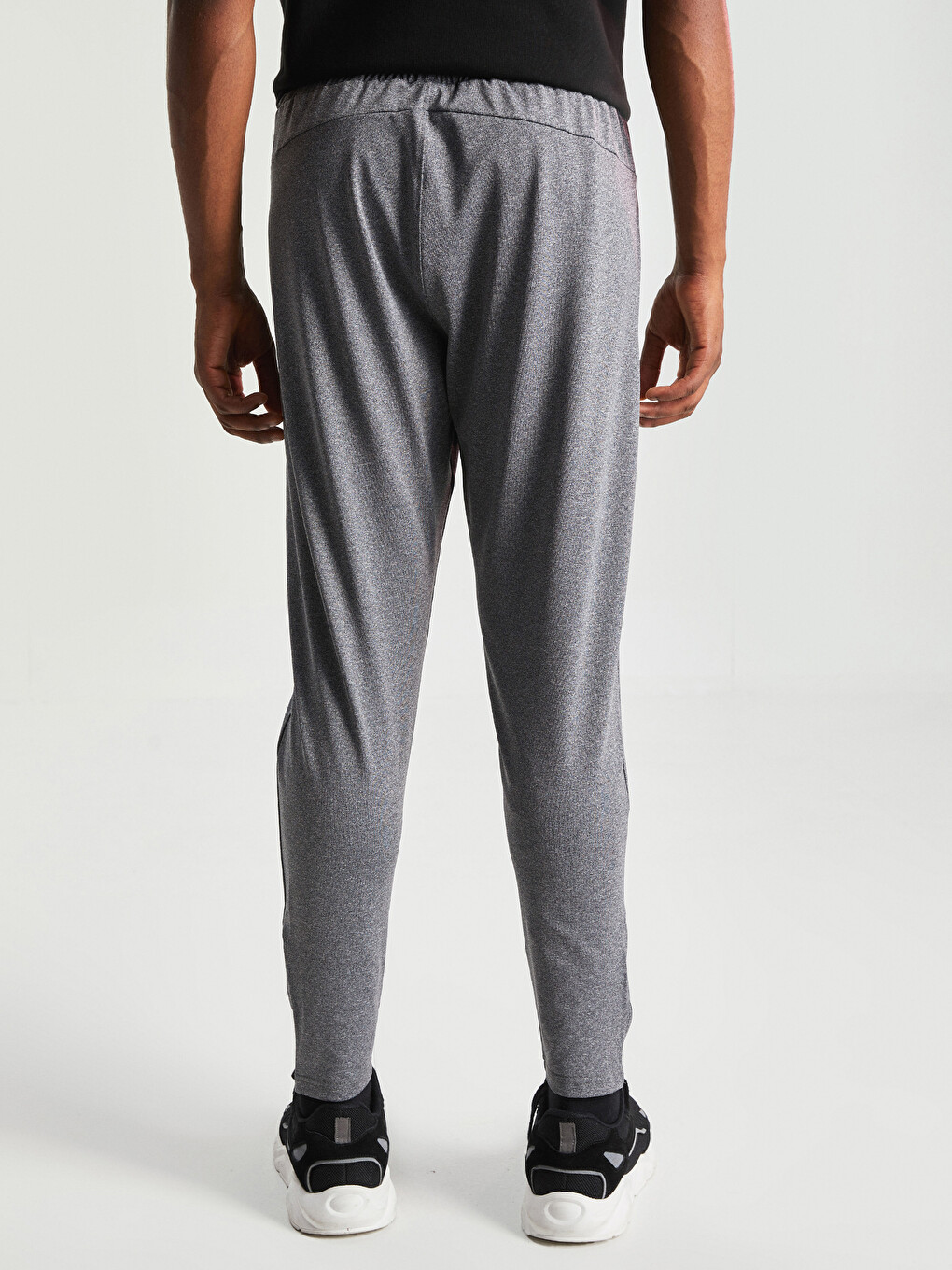 Gri Slim Fit Erkek Jogger Eşofman Altı-4