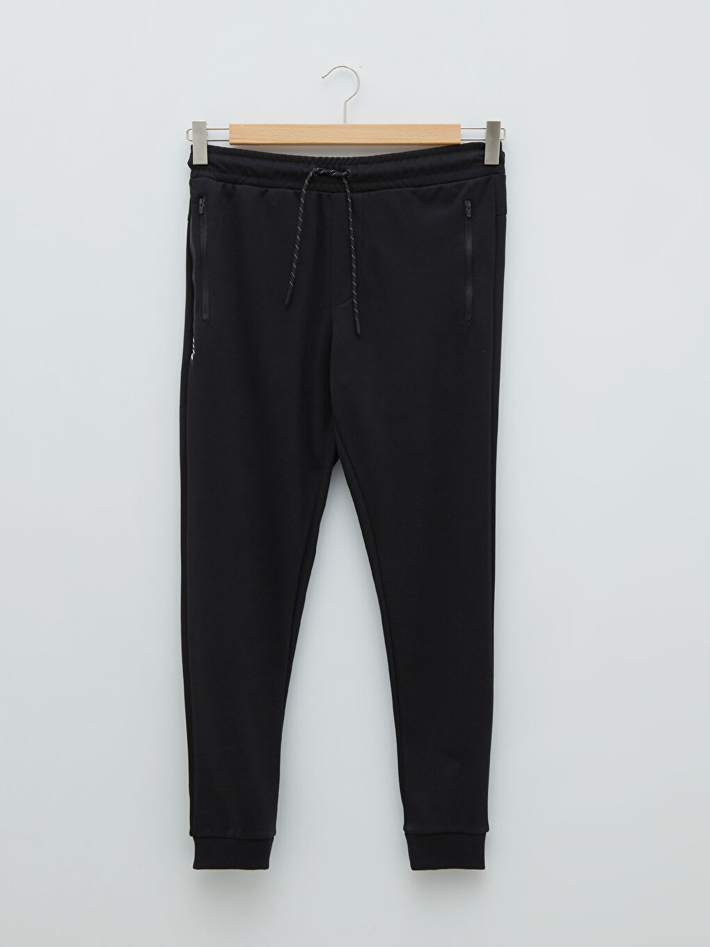 Siyah Standart Kalıp Aktif Spor Erkek Eşofman Altı-5