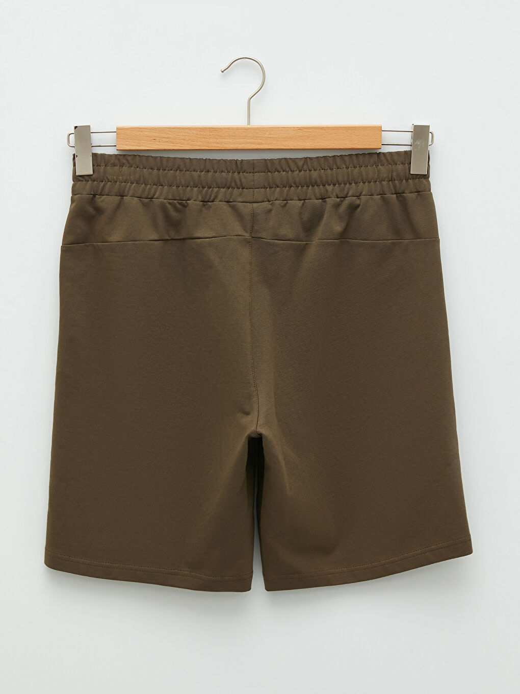 Haki Standart Kalıp Erkek Spor Şort-6