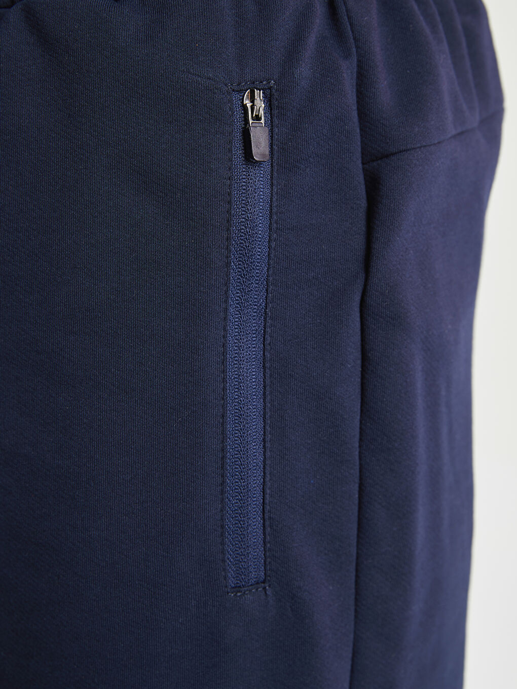 Lacivert Standart Kalıp Erkek Spor Şort-2