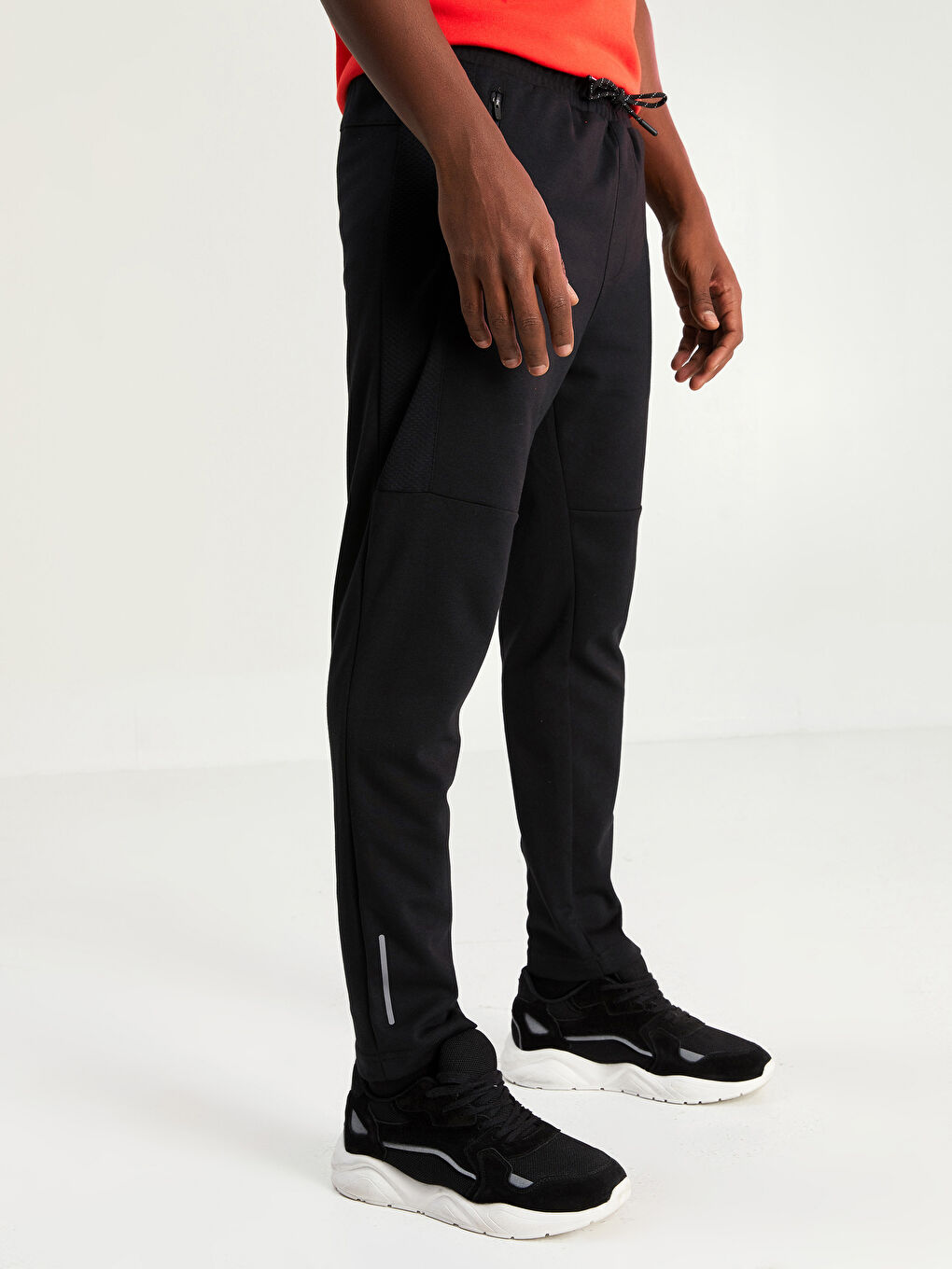 Pantaloni de trening sportivi pentru bărbați, croială slim-3