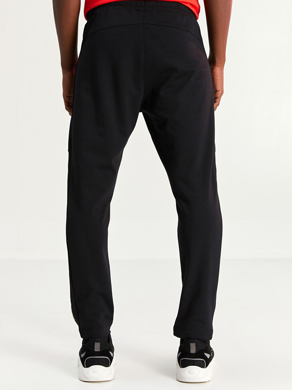 Pantaloni de trening sportivi pentru bărbați, croială slim-4