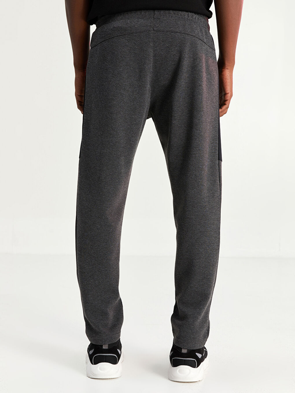 Antrasit Slim Fit Erkek Spor Eşofman Altı-5