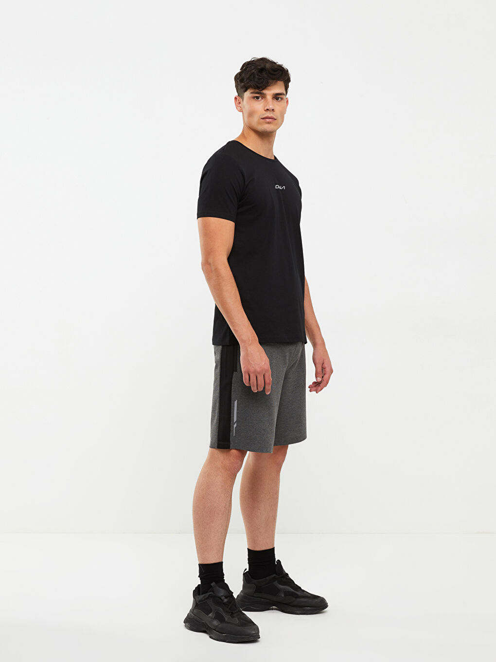 XSIDE ACTIVE Gri Standart Kalıp Erkek Spor Şort