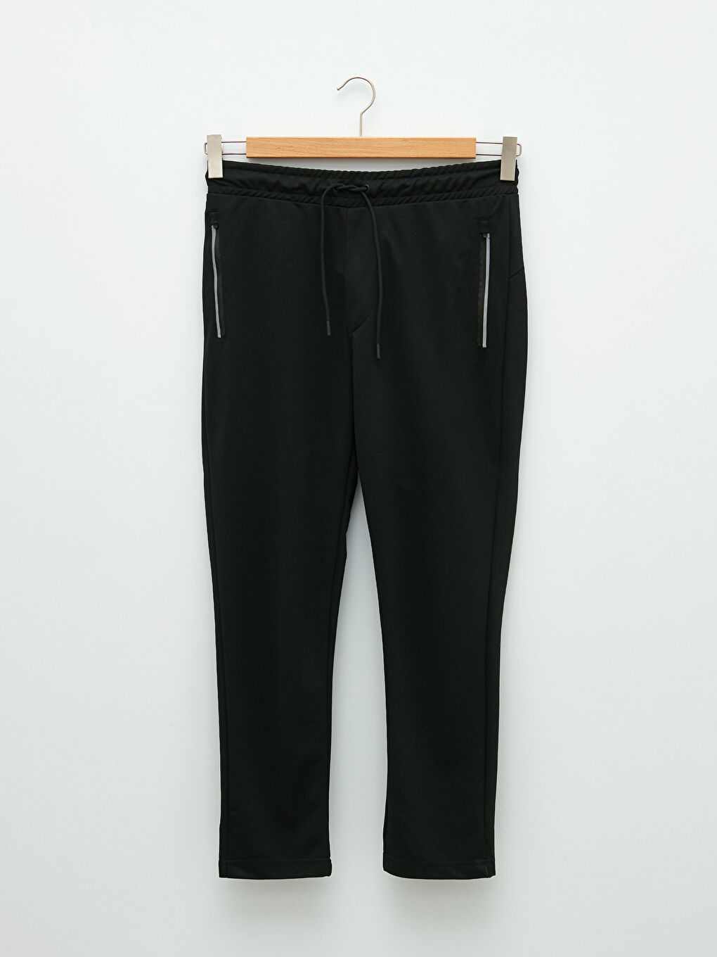 Siyah Slim Fit Erkek Spor Eşofman Altı-5