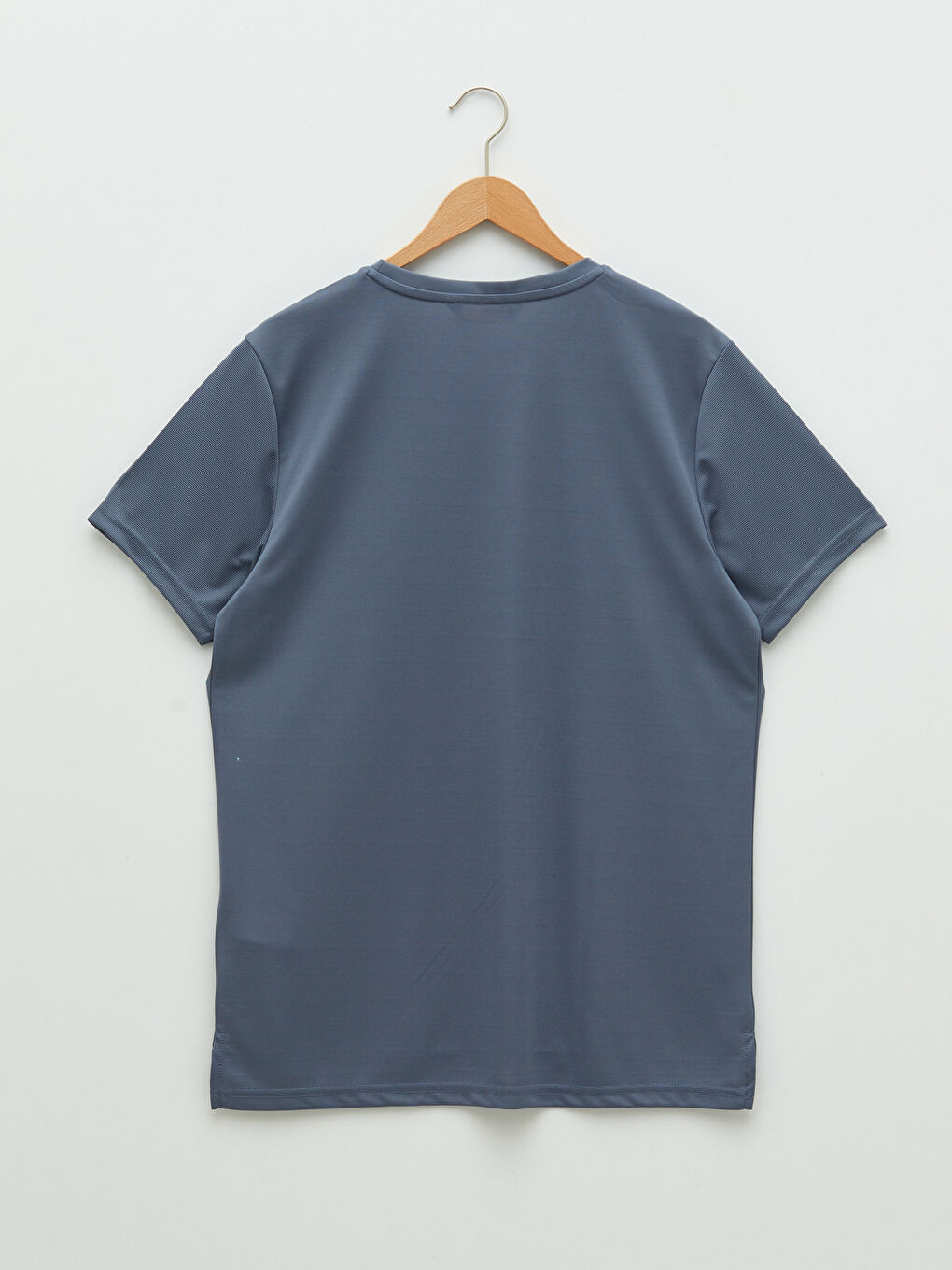 تيشيرت رياضي كم قصير بياقة دائرية للرجال-6