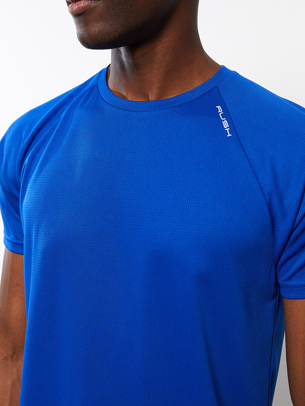T-shirt de Sport à Manches Courtes pour Hommes avec Col Rond-3
