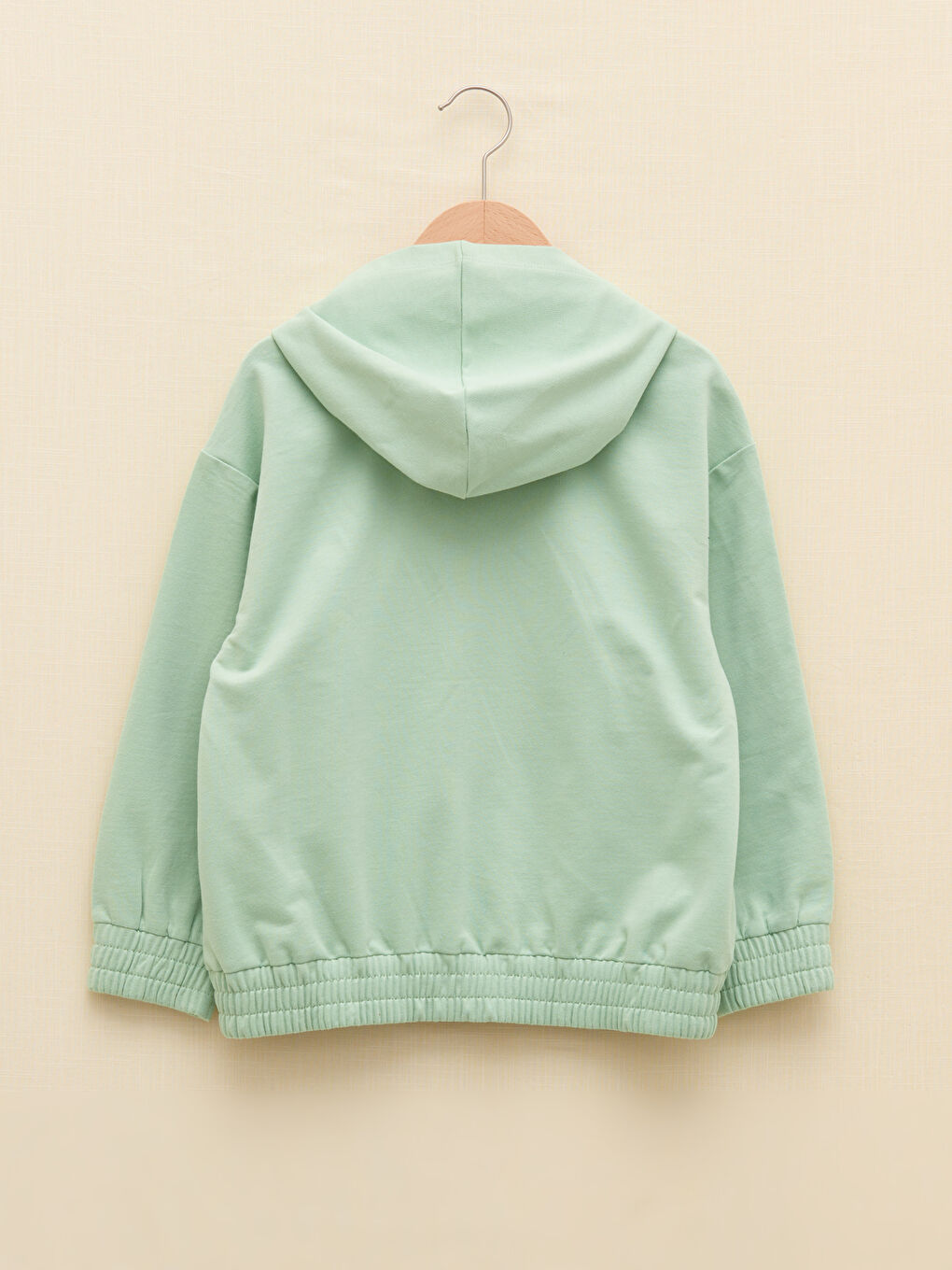 LCW Kids Hooded Printed Long Sleeve Girls' Zippered Sweatshirt -S2CE58Z4-FGX