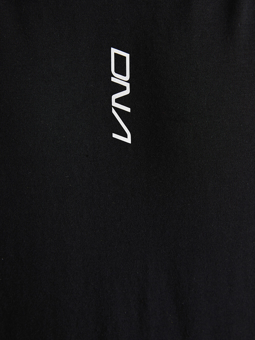 Siyah Kapüşonlu Baskılı Erkek Kolsuz Tişört-3