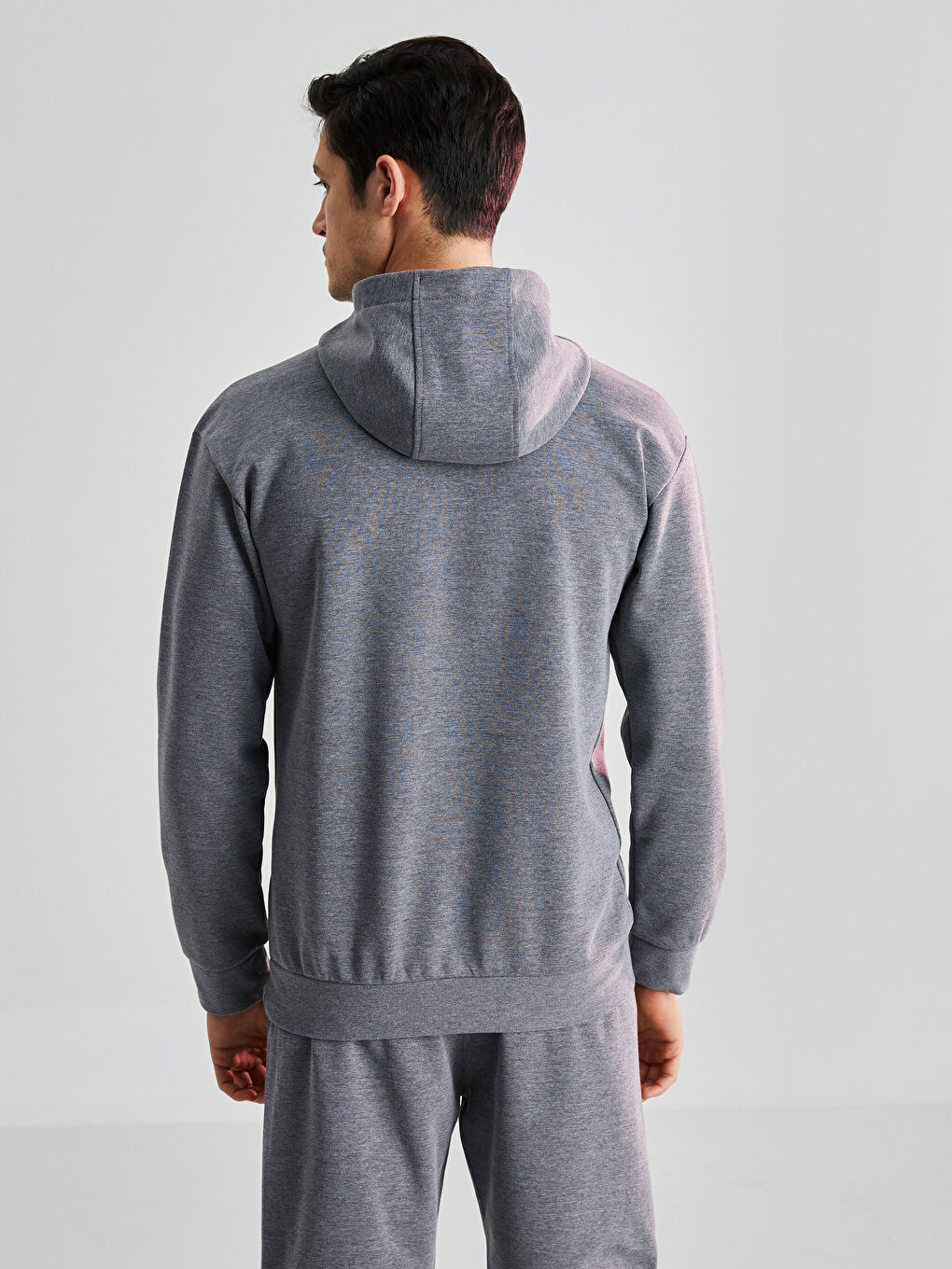 هودي رياضي كم طويل بكابوش للرجال-4