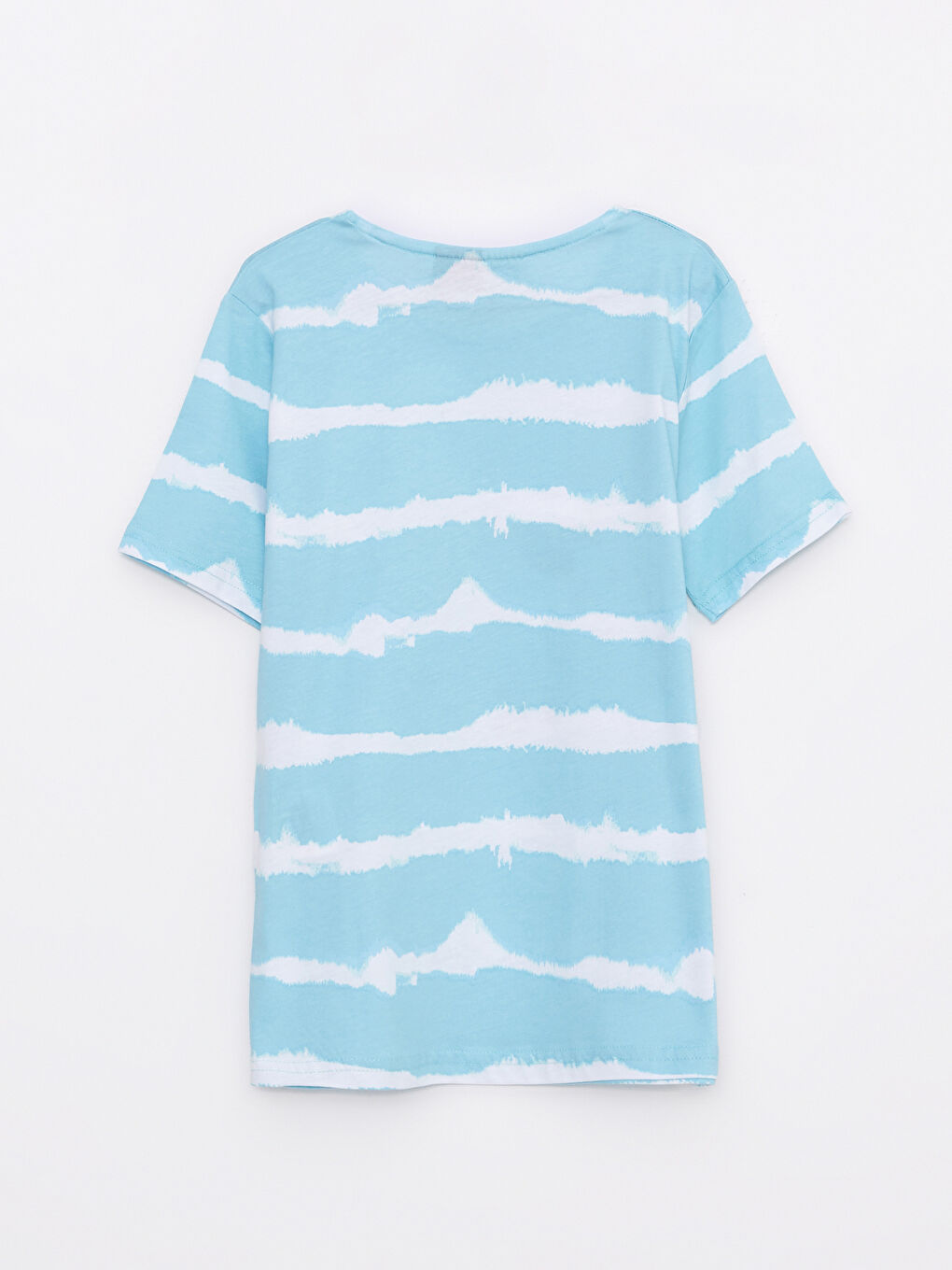 Mavi Bisiklet Yaka Star Wars Baskılı Kısa Kollu Pamuklu Erkek Çocuk Tişört-1