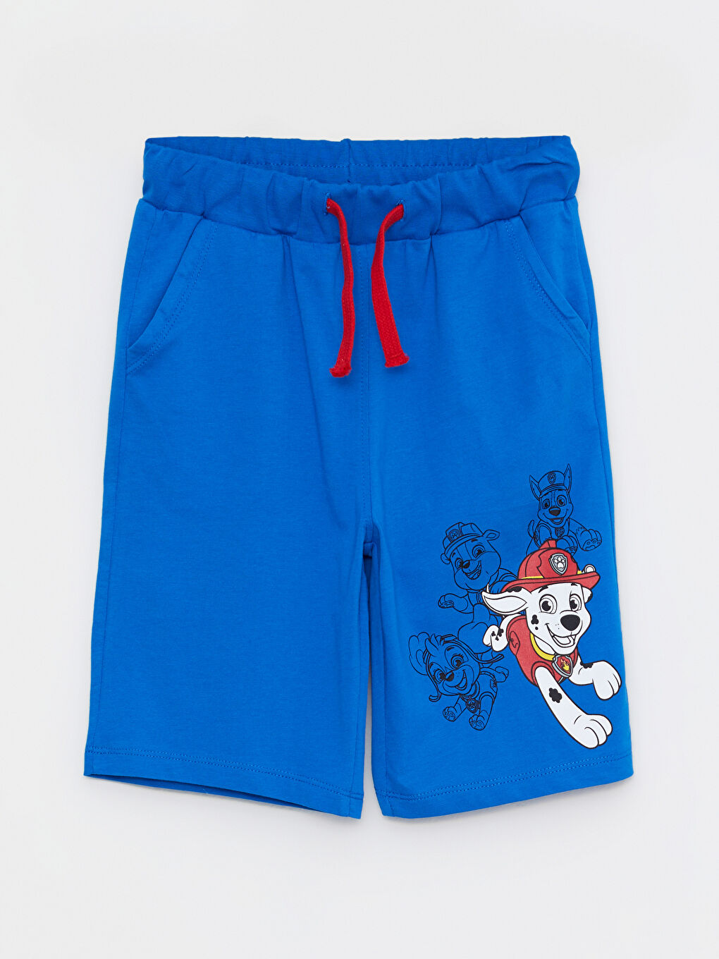 Mavi Beli Lastikli Paw Patrol Baskılı Erkek Çocuk Şort