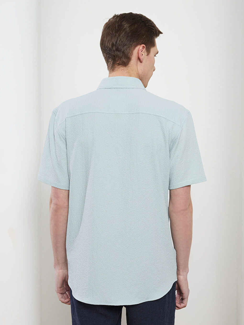 Relaxed Fit Short Sleeve Men's Shirt-4