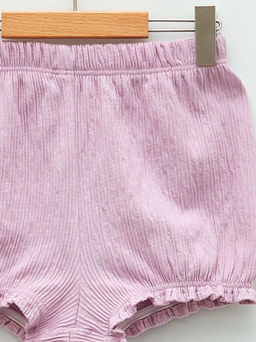 Elastic Waist Basic Baby Girls' Shorts-2