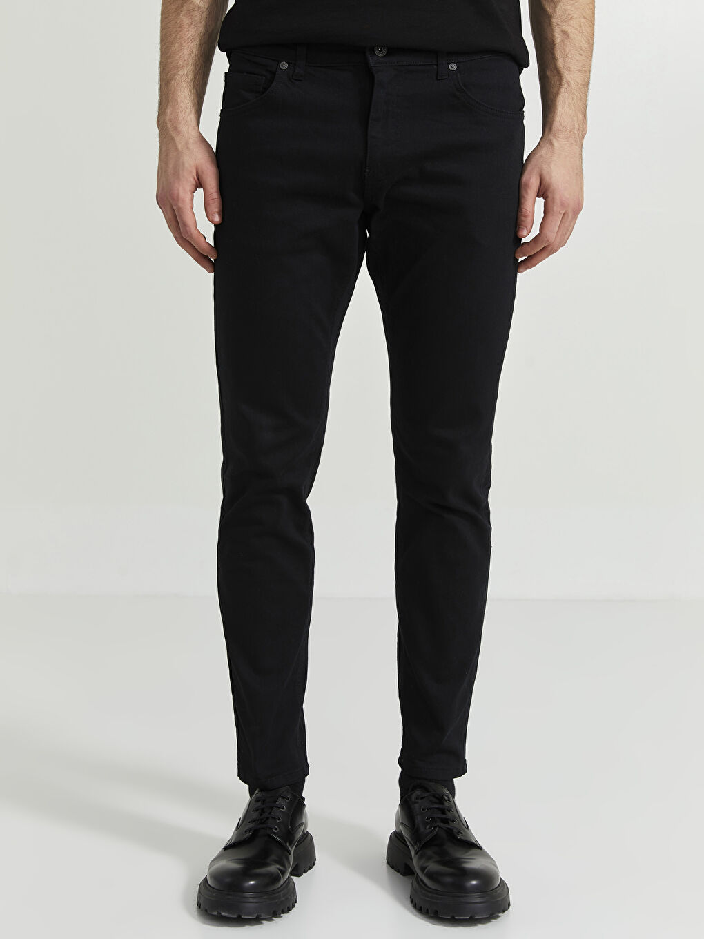 Мужские джинсы слим фит-2