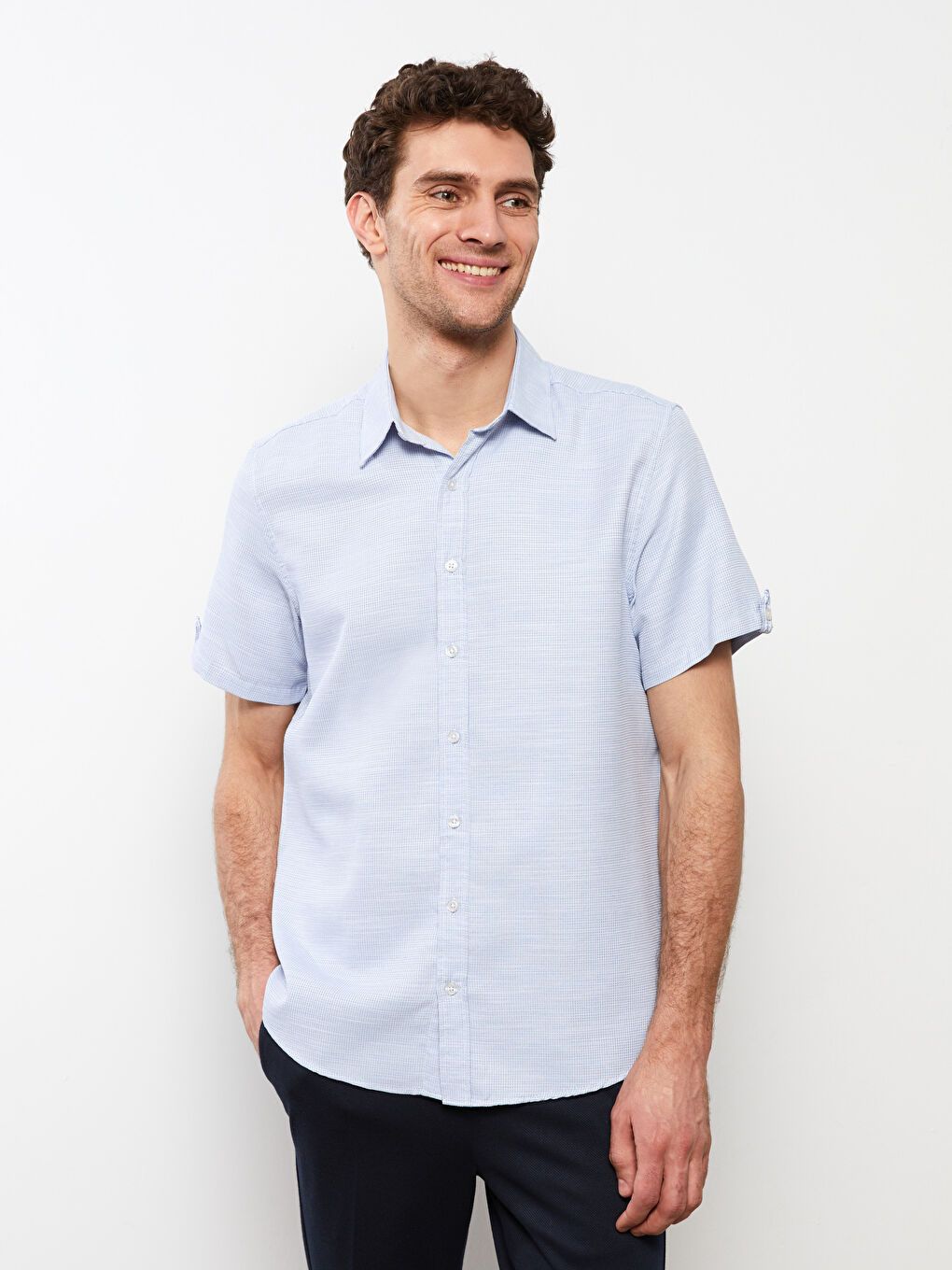 Mavi Regular Fit Kısa Kollu Erkek Gömlek-2