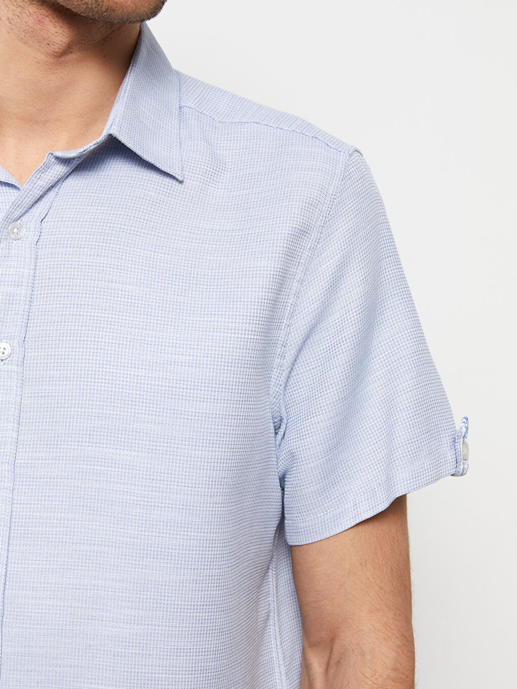 Mavi Regular Fit Kısa Kollu Erkek Gömlek-3