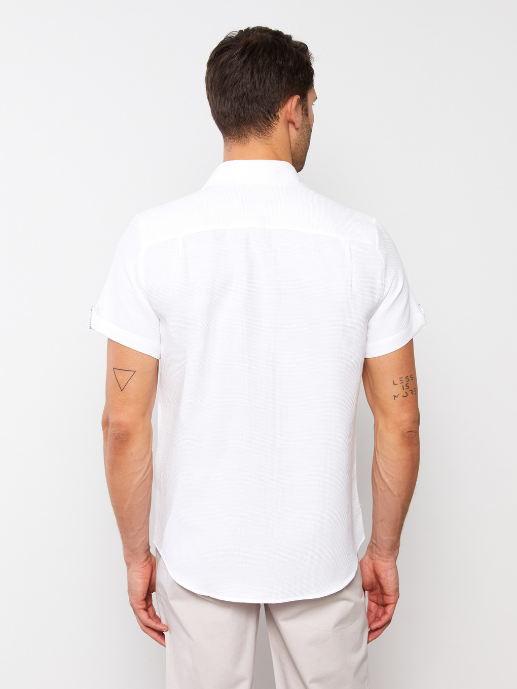 Regular Fit Short Sleeve Men's Shirt-4