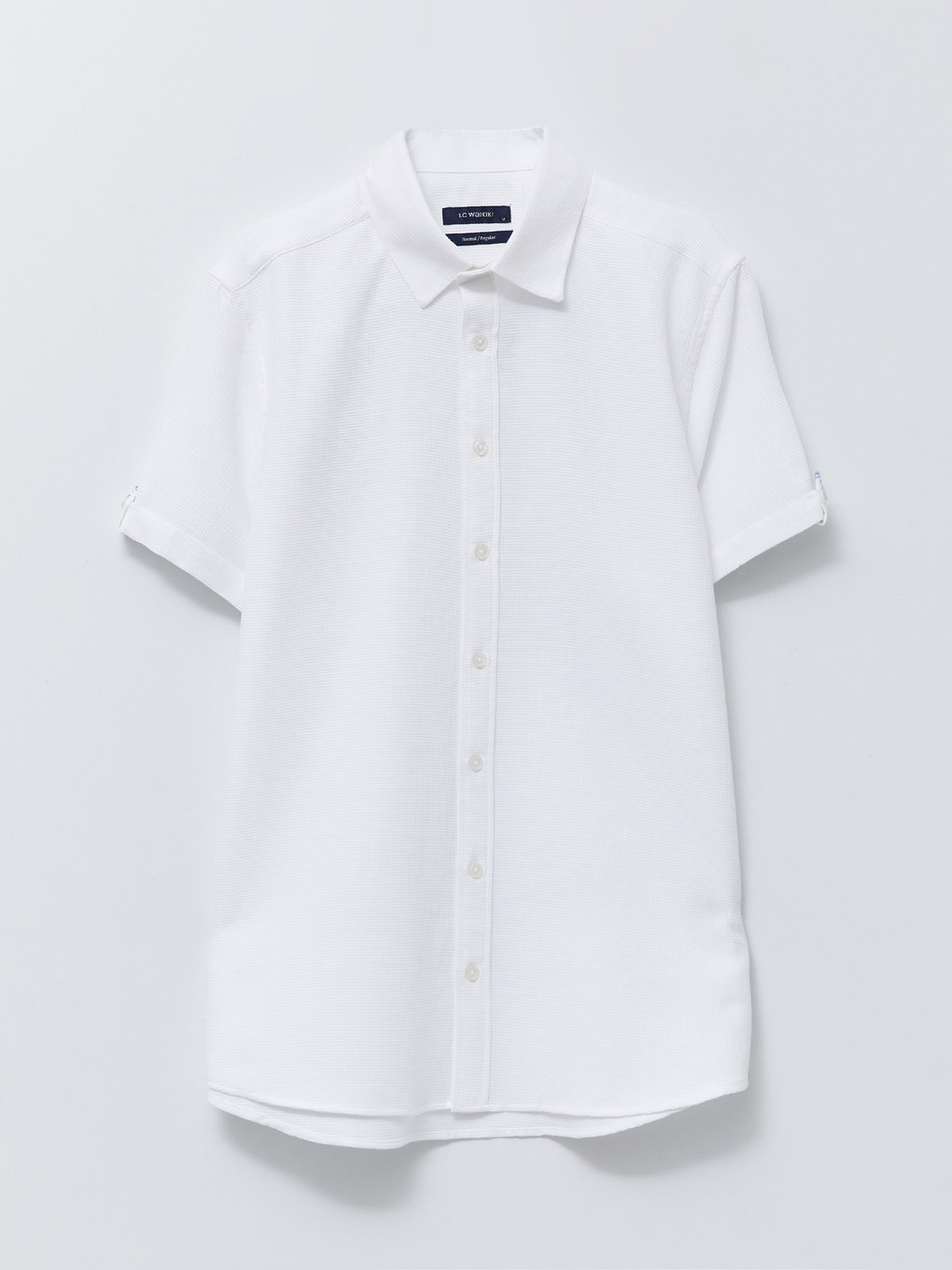 Regular Fit Short Sleeve Men's Shirt-5
