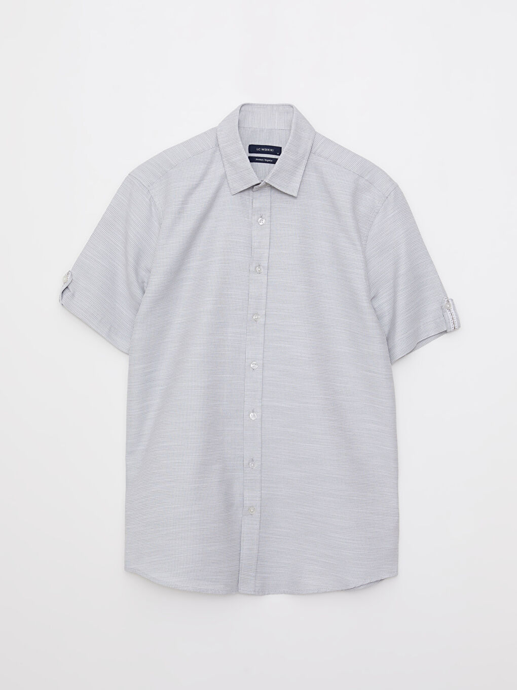 Haki Regular Fit Kısa Kollu Erkek Gömlek-5