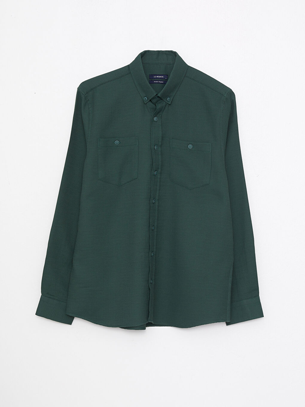 Regular Fit Long Sleeve Men's Shirt-5