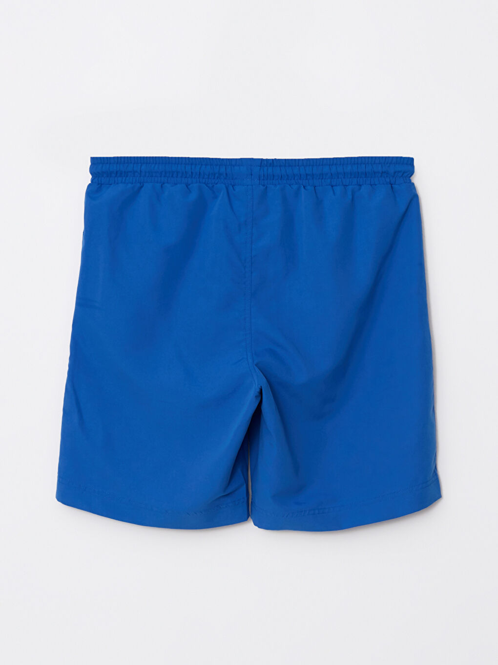 Mavi Kısa Boy Baskılı Erkek Deniz Şortu-10