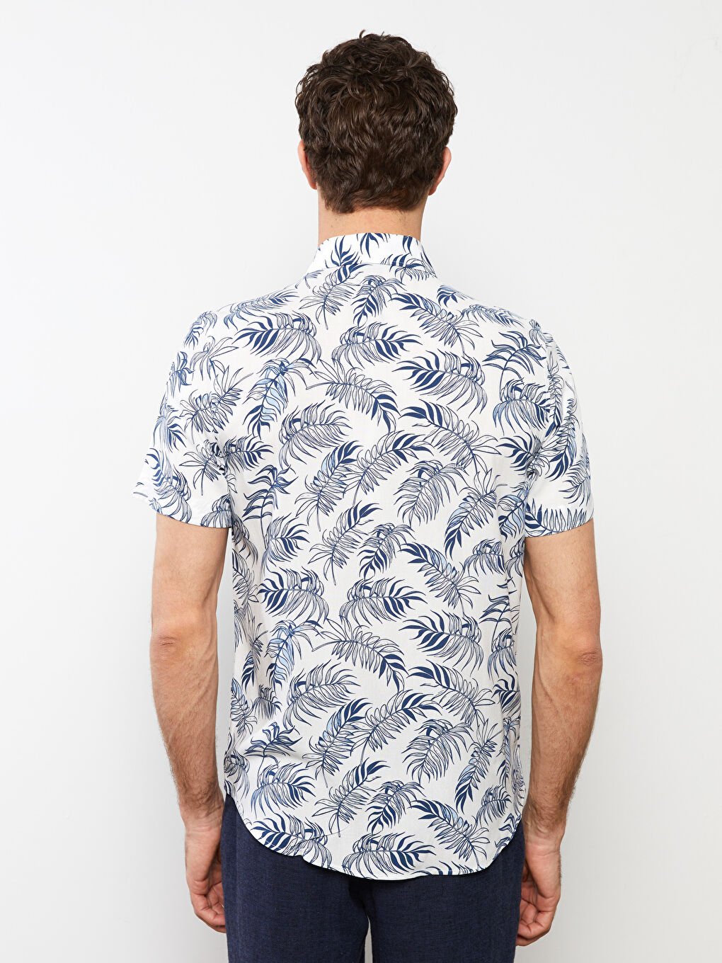 SOUTHBLUE Regular Fit Short Sleeve Patterned Men's Shirt -S2CG28Z8-LS3