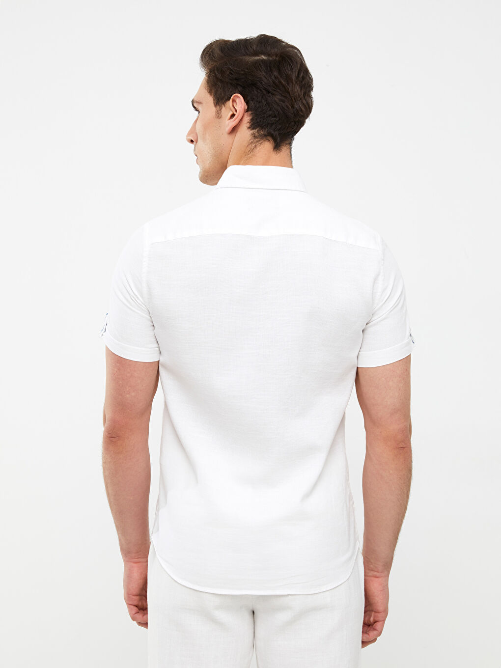 SOUTHBLUE Slim Fit Short Sleeve Dobby Men's Shirt -S2CG31Z8-Q6K