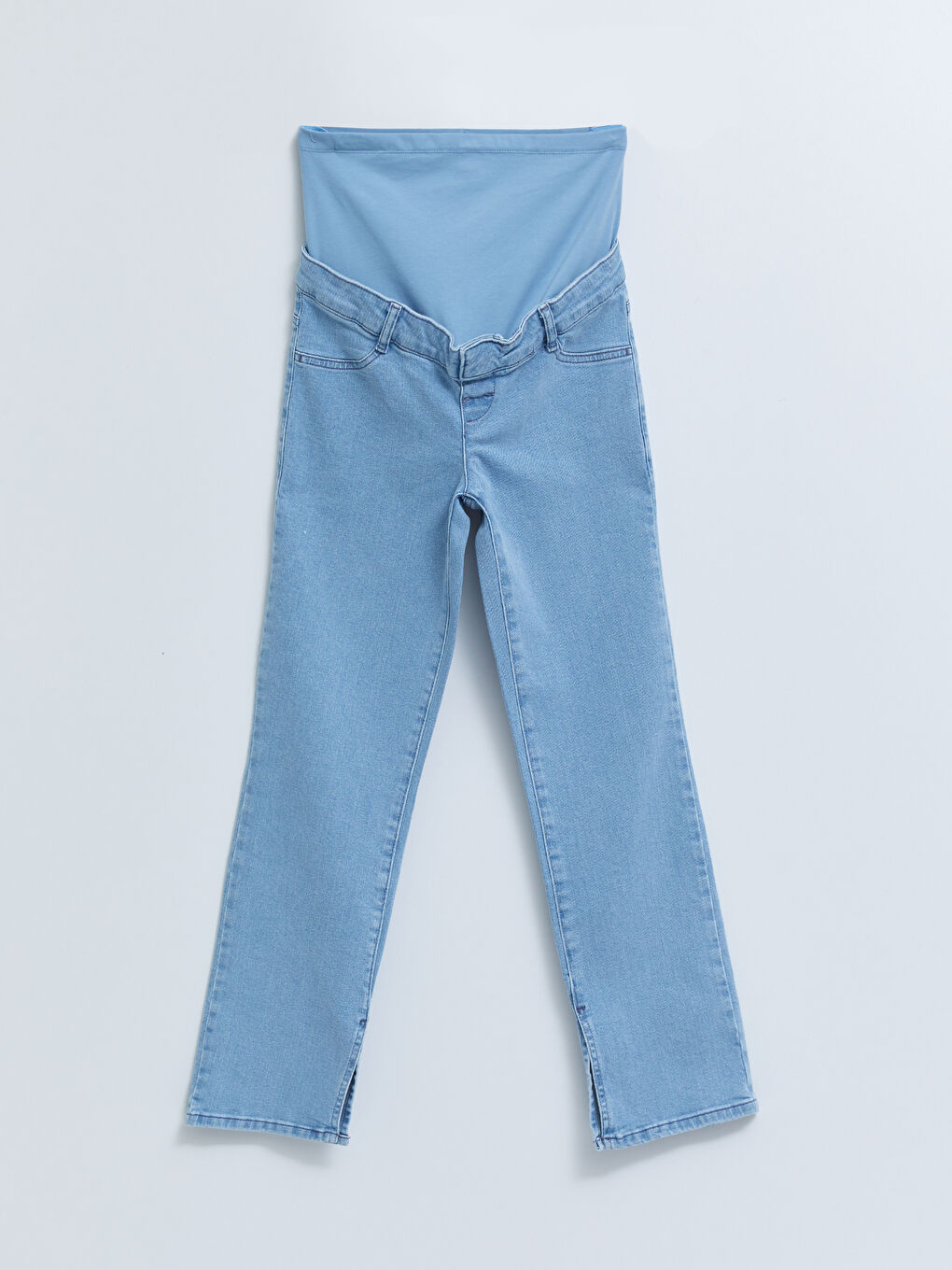 LCWAIKIKI Maternity Karın Panelli Standart Fit Düz Cep Detaylı Hamile Rodeo Jean Pantolon -S2CG39Z8-507