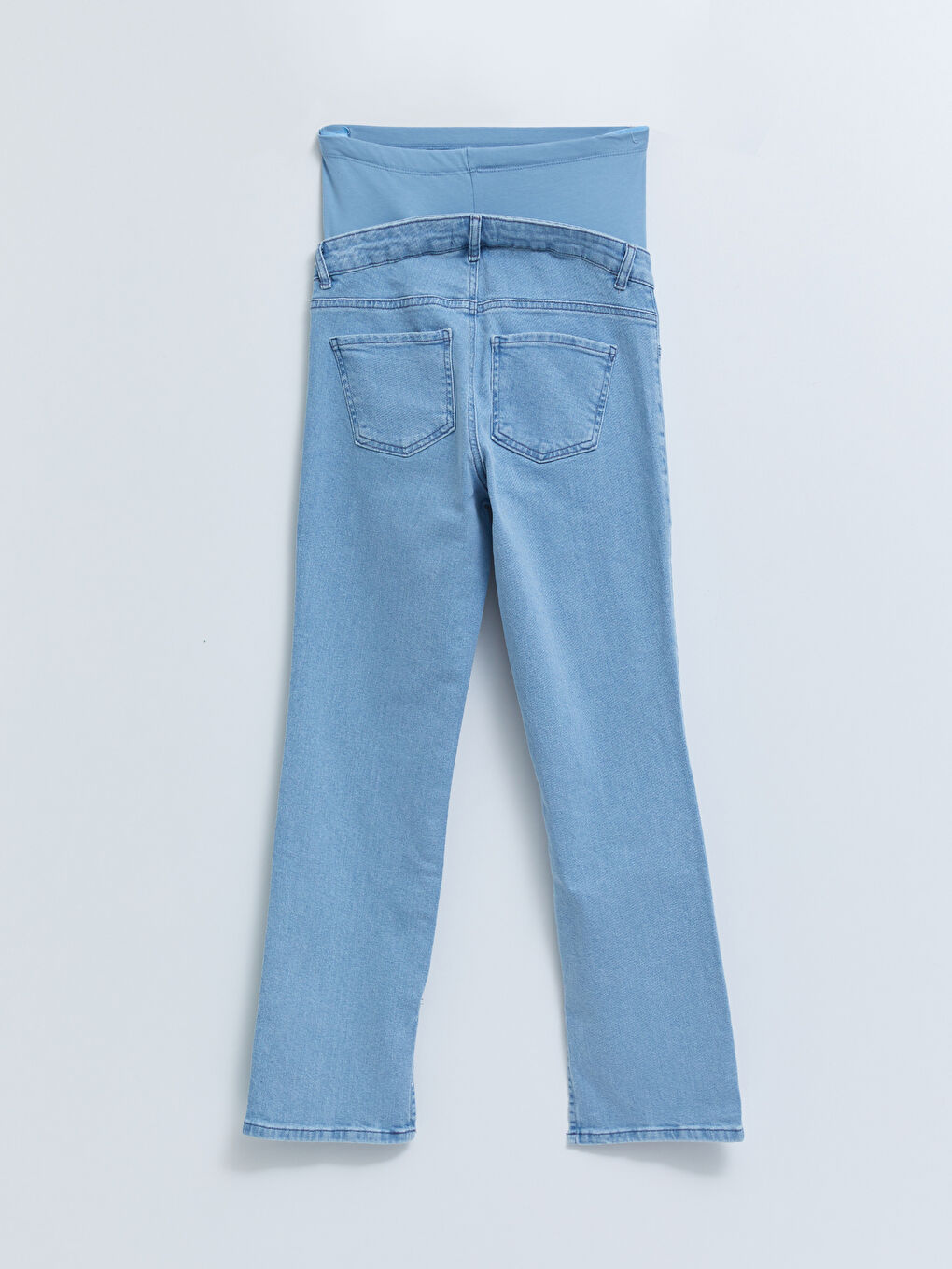 LCWAIKIKI Maternity Karın Panelli Standart Fit Düz Cep Detaylı Hamile Rodeo Jean Pantolon -S2CG39Z8-507