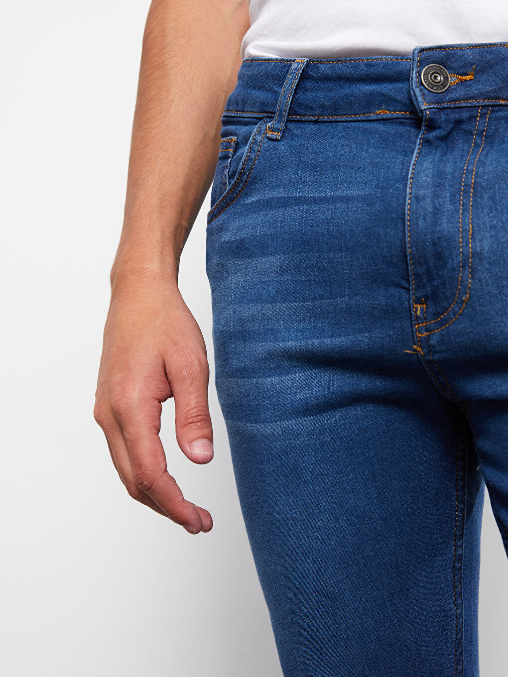 760 Blugi Skinny Fit pentru Bărbați-4