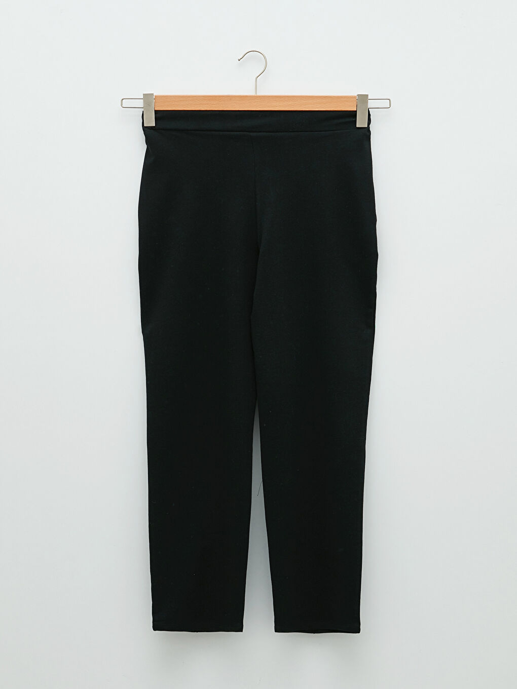 Женские спортивные штаны с эластичной резинкой на талии и карманами-5