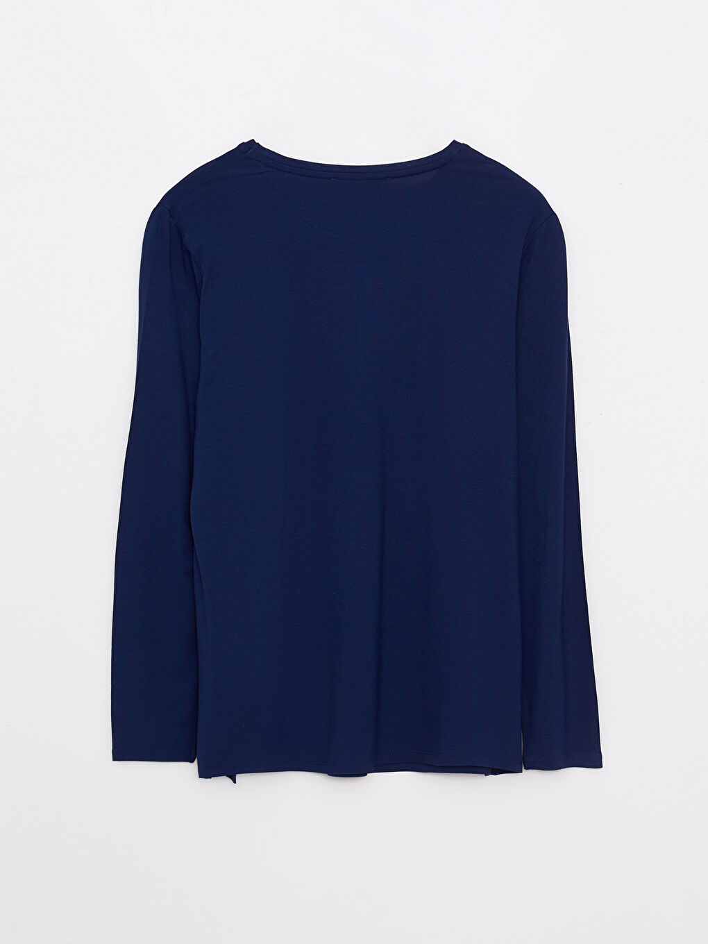 Crew Neck Shiny Stone Printed Long Sleeve Women's T-Shirt-6